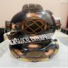 Full Size Antique U.S Navy Brass Divers Diving Helmet Mark V Deep sea Scuba Gift view 1