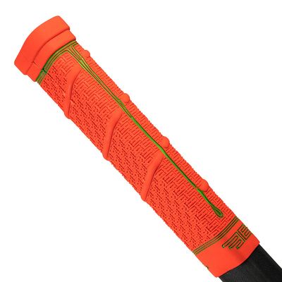 Buttendz Future Rubber Replacement Hockey Grip - Step Down Knob, Two-Tiered Player Knob with Twirl, Fits All Stick Sizes for Superior Control and Puck Feel (Fire, Green Drip)