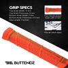 Buttendz Future Rubber Replacement Hockey Grip - Step Down Knob, Two-Tiered Player Knob with Twirl, Fits All Stick Sizes for Superior Control and Puck Feel (Fire, Green Drip) view 2