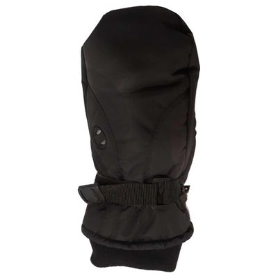 Winter's Edge Youth Polar Bear Warm Snow Mitten (Black/Medium)