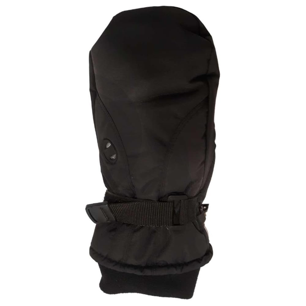 Winter's Edge Youth Polar Bear Warm Snow Mitten (Black/Medium)