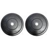 Ader 35lb Black Rubber Bumper Plates- Sold as a Pair view 1