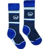 Winter's Edge Youth Kicker Padded Ski Sock (Medium Gray/Blue/White/Small) view 1
