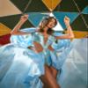 5047 - 2pc Fairy Butterfly Fantasy Small / Blue view 3