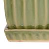 Accent Plus Green Square Ceramic Small Planter (Set of 3) view 4