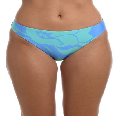Sunshine 79 Women's Hipster Bikini Swimsuit Bottom, Sky//Fresh Blooms, 4