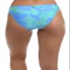 Sunshine 79 Women's Hipster Bikini Swimsuit Bottom, Sky//Fresh Blooms, 4 view 2