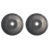 Ader 45lb Black Rubber Bumper Plates- Sold as a Pair view 1