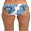 Sunshine 79 Women's Side Shirred Hipster Bikini Swimsuit Bottom, Multi//Mellow Medallion, 2 view 2