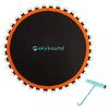 SkyBound 127" Premium Trampoline Mat w/Sunguard | Fits 12ft Frames with 72 V-Rings and 5.5" Springs | Compatible with Major Brands - Orange view 1