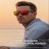 ATTCL Sports Polarized Sunglasses for Men: Secure Anti-Slip Lightweight TR90 Square Frame UV Protection for Driving Fishing Climbing 1124 Black Red view 3