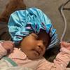 AKISS Reversible Satin Silk Sleep Hair Bonnet for Adult Women Mommy Large (Arctic/Lavender, Adult L) view 2