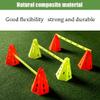 Agility Training Cone Hexagonal Plastic Cone and Sign Pole Set,Football Basketball Agility Training Cone,Soft and Adjustable Height (Color : 10pcs+5 Poles) view 3