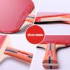LINGOSHUN Table Tennis Set,Portable Ping Pong Paddle with 1 Carrying Bag for Beginners Adults Children Indoor Outdoor / 1 Pack/Short Handle view 4