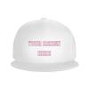 PrintOnDemand Custom Design 3D Print Flat Brim Hat-White, Add Your Text, Men Women Universal Snapback Hat Style 34, One Size view 1