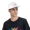 PrintOnDemand Custom Design 3D Print Flat Brim Hat-White, Add Your Text, Men Women Universal Snapback Hat Style 34, One Size view 4