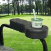 NOKINS Golf Cart Diamond Flip Armrest with Cup Holder, No Drilling, Inward Installation for Club Car EzGo Yamaha Rear Seat Kit Black view 3