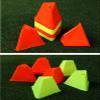 Agility Training Cone 12cm/4.7Triangular Plastic Cone,Football Basketball Roller Skating Agility Obstacle Cone,Can Be Stacked and Stored,6 Pieces (Color : 6pcs) view 4