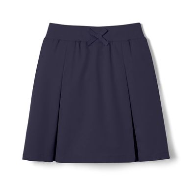 French Toast Girls Uniform Skirts, G Pull-On Kick Pleat Scooter, Navy, 8