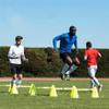 Agility Training Cone Football Training Cones and Hurdles,Agile Obstacle Cone with Adjustable Height,Children's Sensory Integration Training Equipment (Color : 3 rods and 2 Barrels) view 2