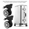 2 Pcs Luggage Suitcase Wheels, Replacement Luggage Wheels Swivel Luggage Mute Wheel Outdoor Mute Double Row Wheel with Multiple Screws for Drawbar Box Code Case view 2