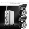 2 Pcs Luggage Suitcase Wheels, Replacement Luggage Wheels Swivel Luggage Mute Wheel Outdoor Mute Double Row Wheel with Multiple Screws for Drawbar Box Code Case view 3