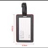 Luggage Tag "Not Your Bag" with Address Card Holder and Adjustable Straps -Blue view 4