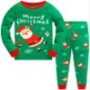 Akyzic Children Pyjamas Christmas Little Boys Pajamas Sets 100% Cotton Long sleeve Pjs Holiday Outfits Set(Santa Claus-6416 6t) view 1