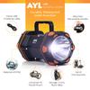AYL LED Camping Lantern Rechargeable, Camping Flashlight 8 Light Modes, 4800mAh Power Bank, Waterproof, Lantern Flashlight for Emergency, Hurricane, Power Outages, USB Cable with Tripod Included view 2