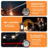 AYL LED Camping Lantern Rechargeable, Camping Flashlight 8 Light Modes, 4800mAh Power Bank, Waterproof, Lantern Flashlight for Emergency, Hurricane, Power Outages, USB Cable with Tripod Included view 3