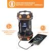 AYL LED Camping Lantern Rechargeable, Camping Flashlight 8 Light Modes, 4800mAh Power Bank, Waterproof, Lantern Flashlight for Emergency, Hurricane, Power Outages, USB Cable with Tripod Included view 4