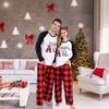 ANGELGGH Matching Christmas Pajamas for Family, Cute Vacation PJs Sets for Couples/Women/Men, Xmas 2 Piece Jammies Sleepwear (Youth, 2-3T, Black White) view 4