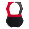 Freebily Girls Stylish Cotton Sleeveless Mesh Splice Hollow Back Gymnastic Leotard Ballet Dance Training Jumpsuit Red&Black 8 Years view 2