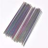 Spokes Nipples Bike Spokes Spoke 26/27.5/29 Inch Wheels Spoke Wire Vacuum Plating Rainbow Spokes 2.0mm Road Mountain Stainless Steel Spoke Parts Spokes Fit Fit Fit Fit for Bikes Cycling Spokes(259mm) view 1