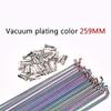 Spokes Nipples Bike Spokes Spoke 26/27.5/29 Inch Wheels Spoke Wire Vacuum Plating Rainbow Spokes 2.0mm Road Mountain Stainless Steel Spoke Parts Spokes Fit Fit Fit Fit for Bikes Cycling Spokes(259mm) view 2