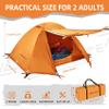 Clostnature Lightweight Backpacking Tent - 2 Person 4 Season Ultralight Waterproof Camping Tent, Large Size Easy Setup Tent for Winter, Cold Weather, Family, Outdoor, Hiking and Mountaineering view 2