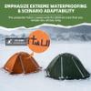 Clostnature Lightweight Backpacking Tent - 2 Person 4 Season Ultralight Waterproof Camping Tent, Large Size Easy Setup Tent for Winter, Cold Weather, Family, Outdoor, Hiking and Mountaineering view 4