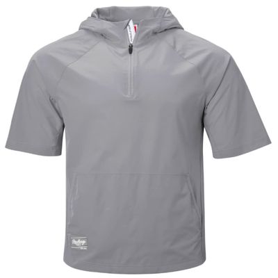 Rawlings | Men's COLORSYNC Short Sleeve Jacket | Medium | Blue Grey