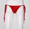 ACSUSS Men's Velvet Christmas Santa Claus Underwear Cosplay Lingerie Briefs 2# Red Large view 4