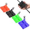 ZSHJGJR Archery Arrow Puller Gripper Target Remover Rubber with Belt Clip for Archery Bow Maintenance Accessories (red)