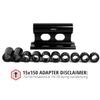 MBP Versatile Bike Block - Thru AXLE (15x110 12x100 15x100 15x150 12x110) & Quick Release 9x100mm - Bicycle Truck Bed/Storage - Version 2 New Sizes Added view 4