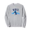 Ski Vail CO Classic & Original Blue Freestyle Skier Vail Ski Sweatshirt view 1