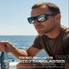 ATTCL Sports Polarized Sunglasses for Men: Secure Anti-Slip Lightweight TR90 Square Frame UV Protection for Driving Fishing Climbing 1124 Black Silver view 2
