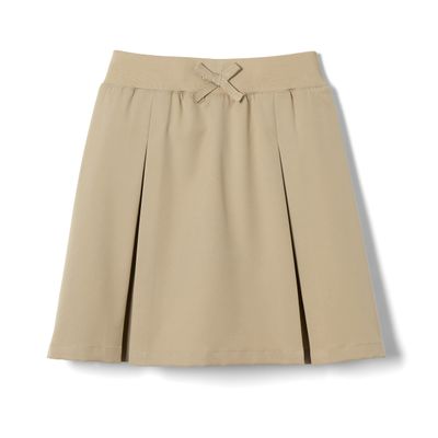 French Toast Girls Uniform Skirts, G Pull-On Kick Pleat Scooter, Khaki, 16
