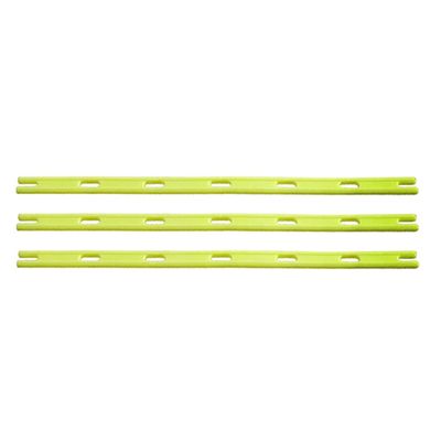 Agility Training Cone Hexagonal Plastic Cone and Sign Pole Set,Football Basketball Agility Training Cone,Soft and Adjustable Height (Color : 3 rods)