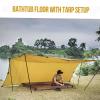 OneTigris Camping Combo: OneTigris Camping Tent Bathtub Floor and OneTigris Bulwark Camping Tarp view 2