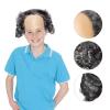 Yewong Old Man Costume Grandpa Accessories Set Old Man Wig and Glasses Inflatable Walking Moustache and Eyebrows for Old Grandpa Cosplay (Set B) view 2