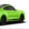 Double Thin Stripes Graphics Decals Stickers Compatible with Ford Mustang (2005-Present) (Matte Black) view 1