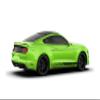 Double Thin Stripes Graphics Decals Stickers Compatible with Ford Mustang (2005-Present) (Matte Black) view 3