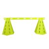 Agility Training Cone Football Plastic Training Cones,1 Pole 2 Barrels of Agility Training Equipment,Height-Adjustable Obstacle Cone (Color : 1 Pole 2 Barrels) view 1